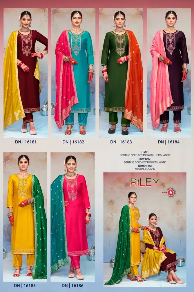 Riley By Triple Aaa Cotton Dress Material Wholesale Online